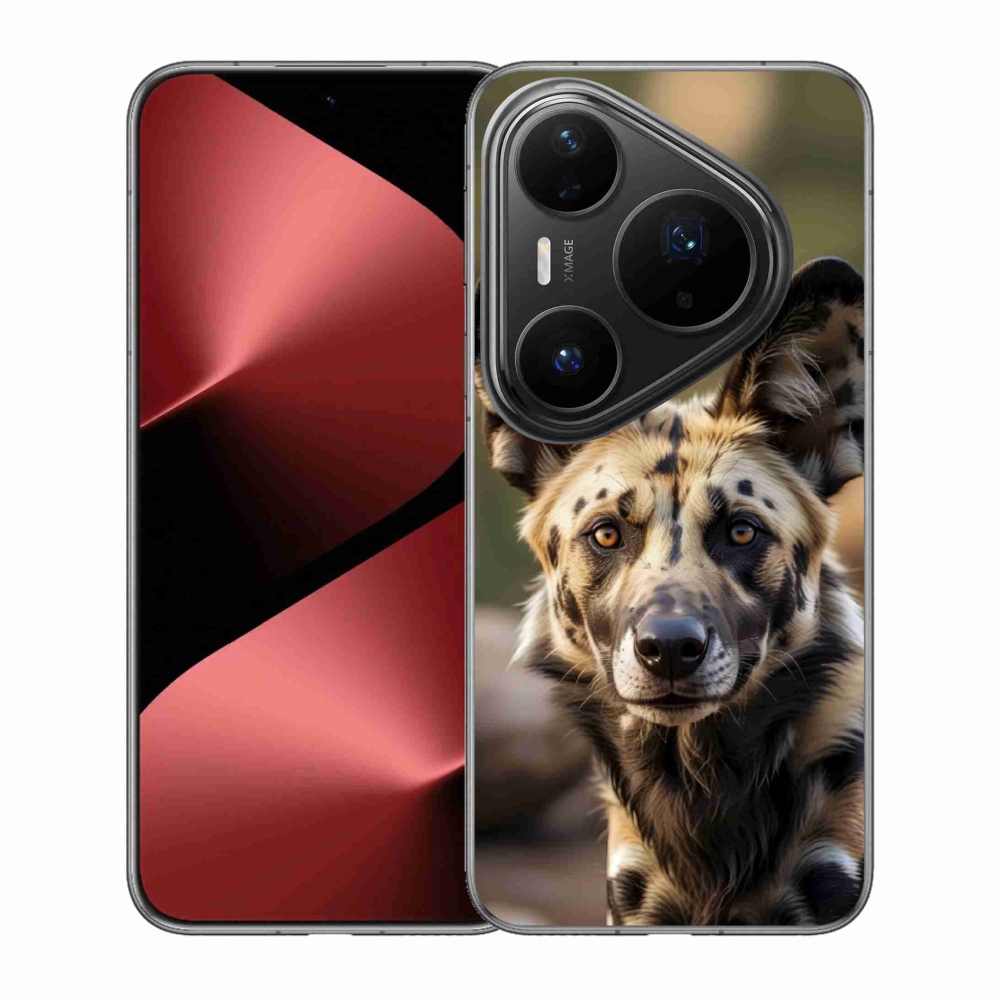 mmCase gél tok a Huawei Pura 80 Pro-hoz – afrikai vadkutya