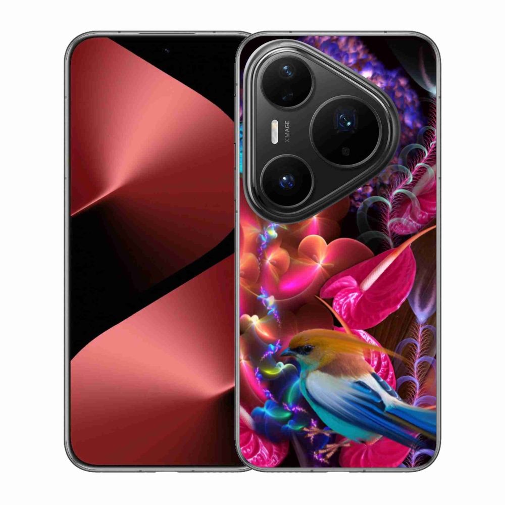 Gél borító mmCase a Huawei Pura 80 Pro készülékhez - színes virágok