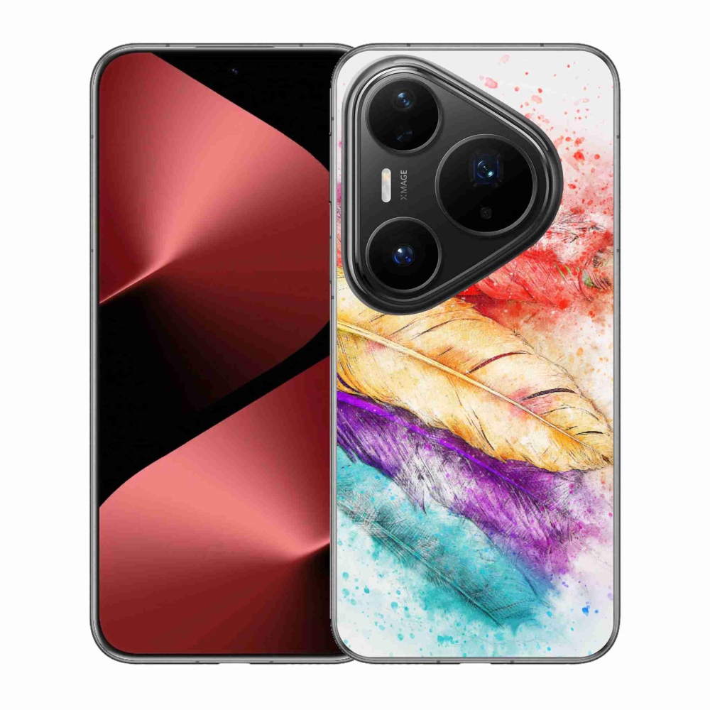 Zselés borítás mmCase a Huawei Pura 80 Pro készülékhez - színes toll