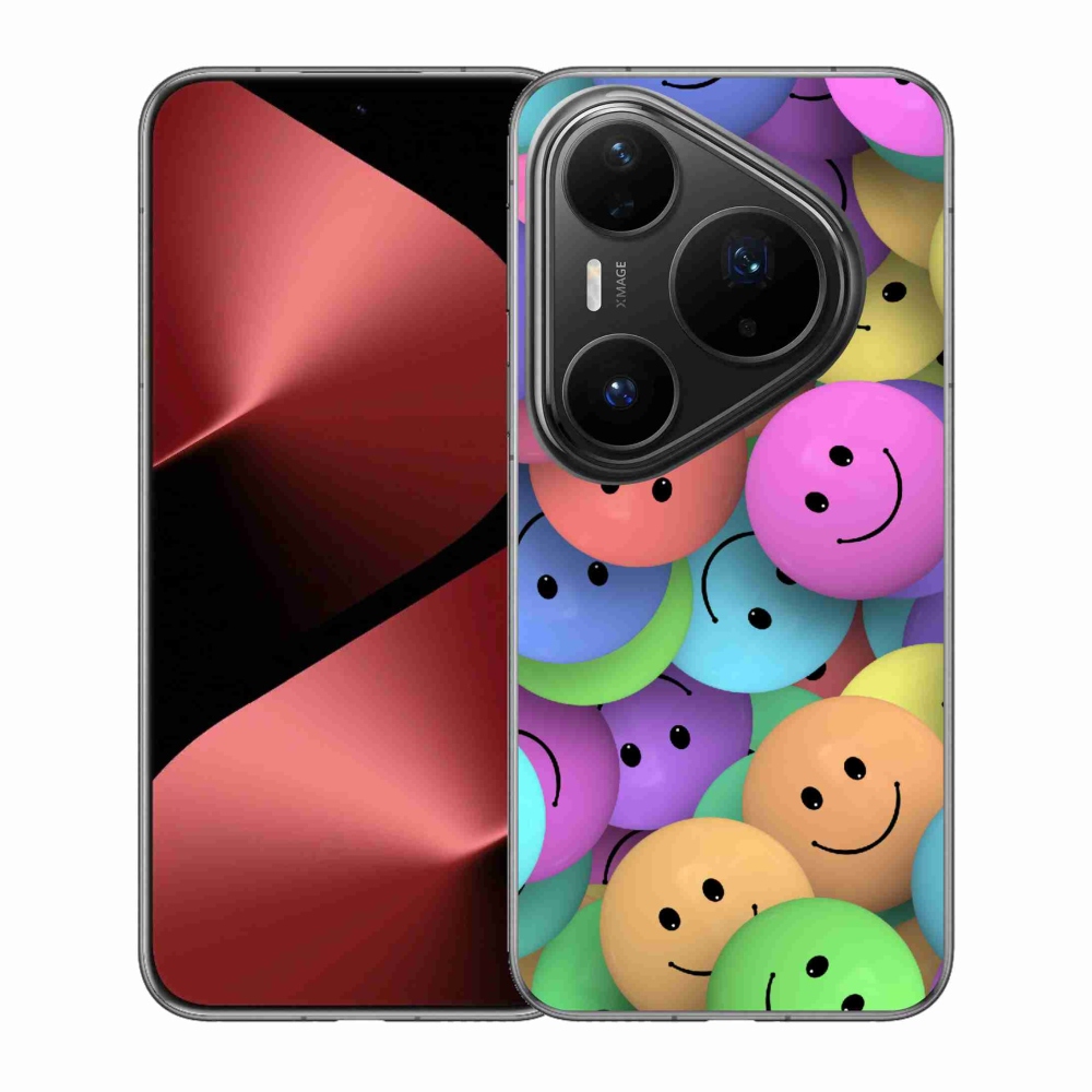 Gél borító mmCase a Huawei Pura 80 Pro készülékhez - színes smiley-k