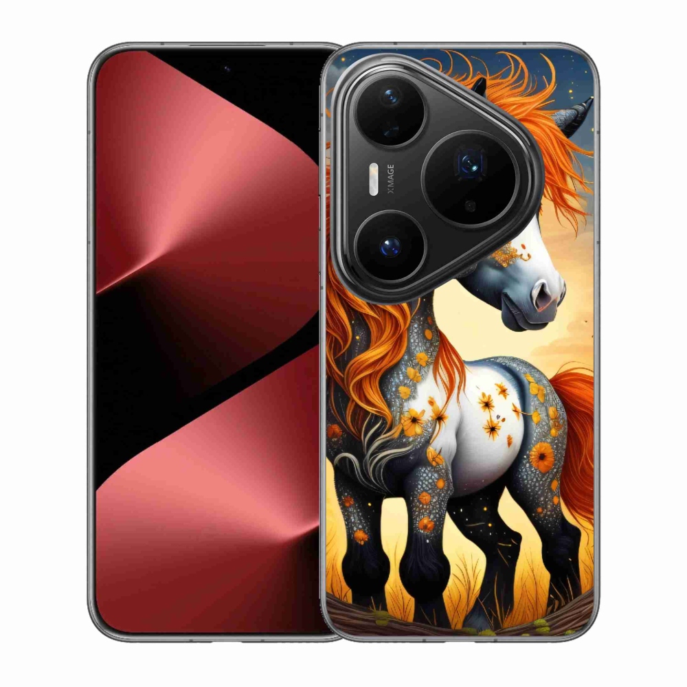 Zselés borítás mmCase a Huawei Pura 80 Pro számára - színes póni