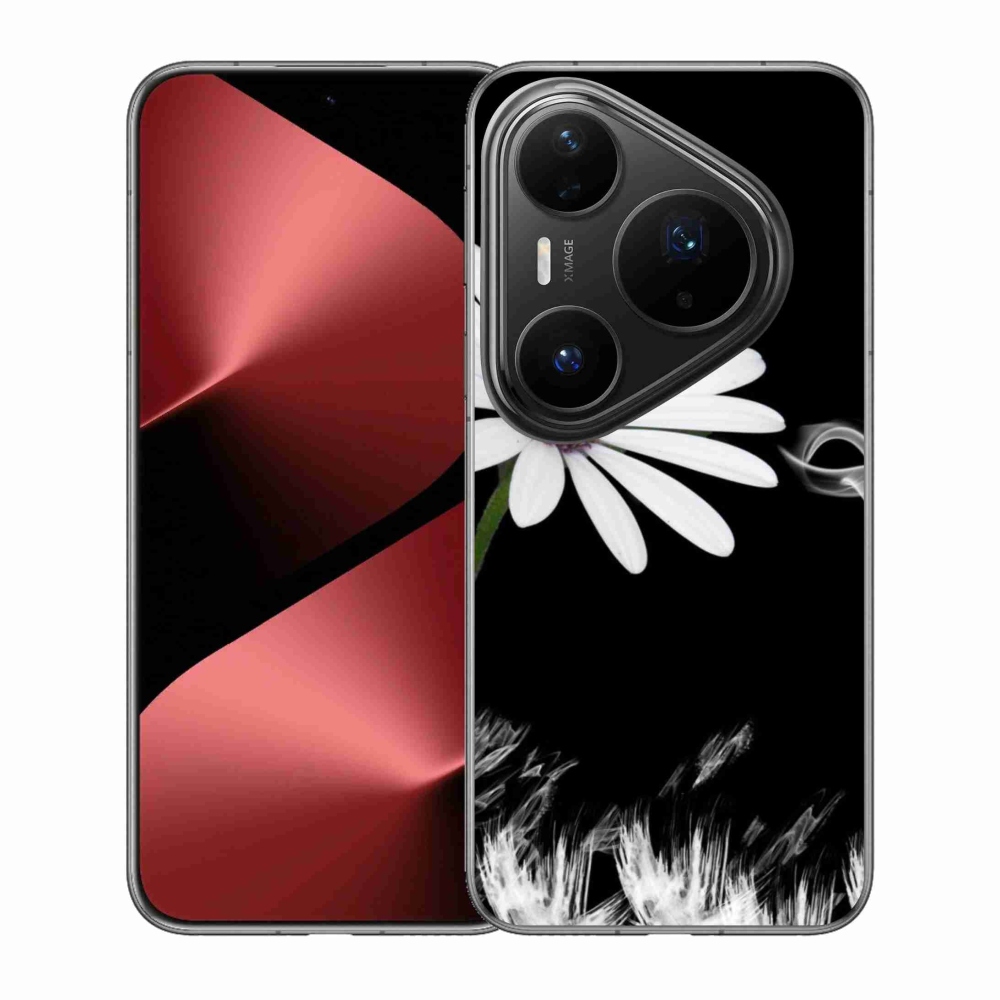 Zselés borítás mmCase a Huawei Pura 80 Pro készülékhez - fehér virág