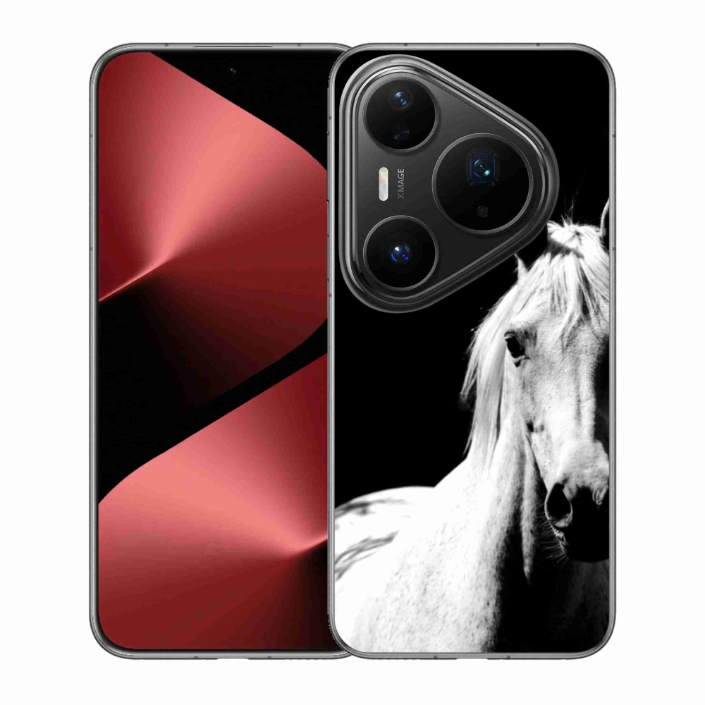 Zselés borítás mmCase a Huawei Pura 80 Pro-hoz - fehér ló 5
