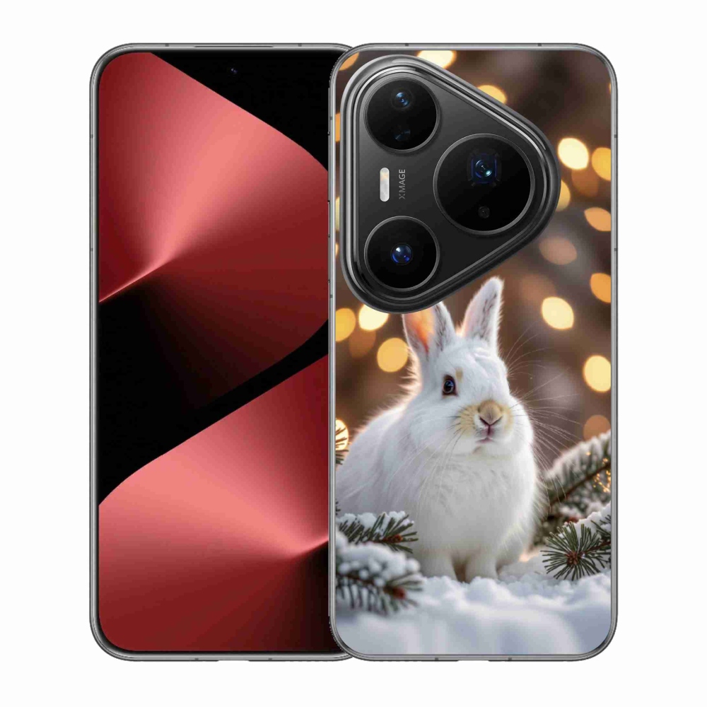 mmCase gél tok a Huawei Pura 80 Pro-hoz – fehér nyúl