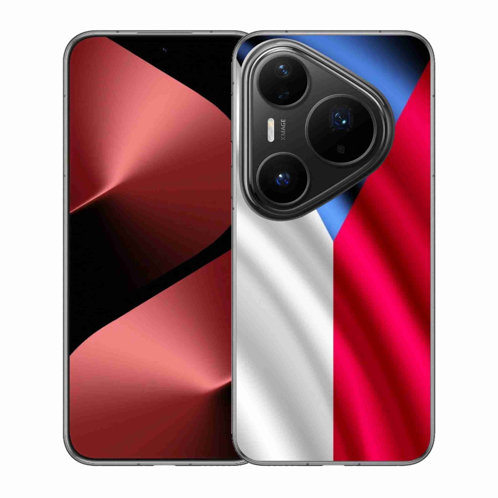 Gél borítás mmCase a Huawei Pura 80 Pro számára - cseh zászló