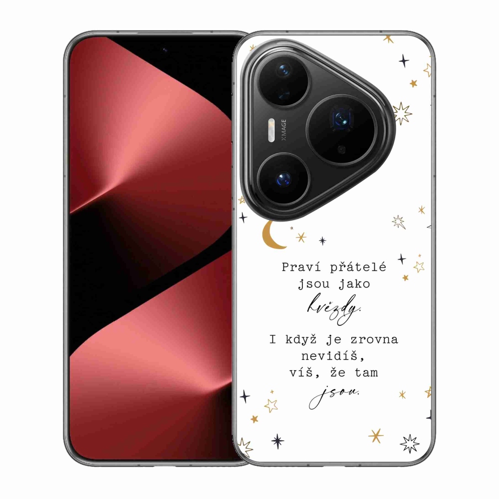 Gél borító mmCase a Huawei Pura 80 Pro - idézet 6 fehér háttérrel