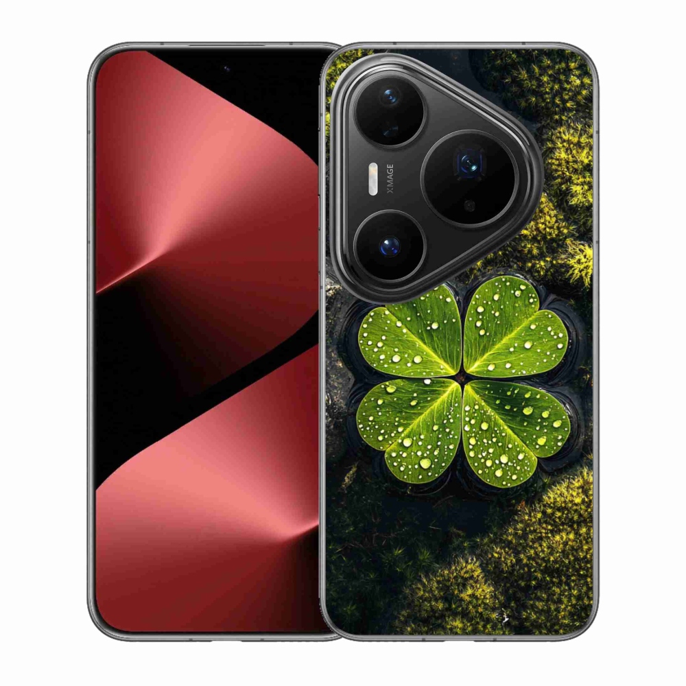 Gél borítás mmCase a Huawei Pura 80 Pro számára - négylevelű lóhere