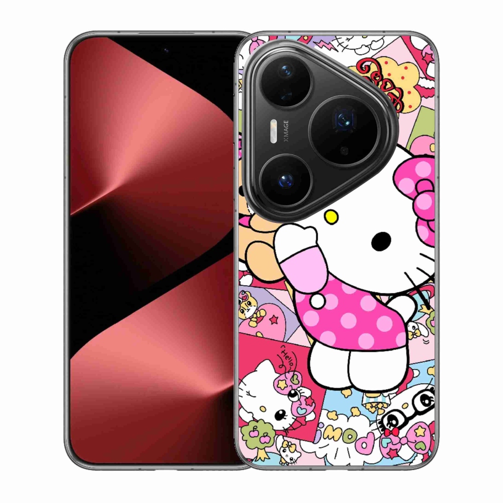 mmCase gél tok a Huawei Pura 80 Pro-hoz – aranyos cica