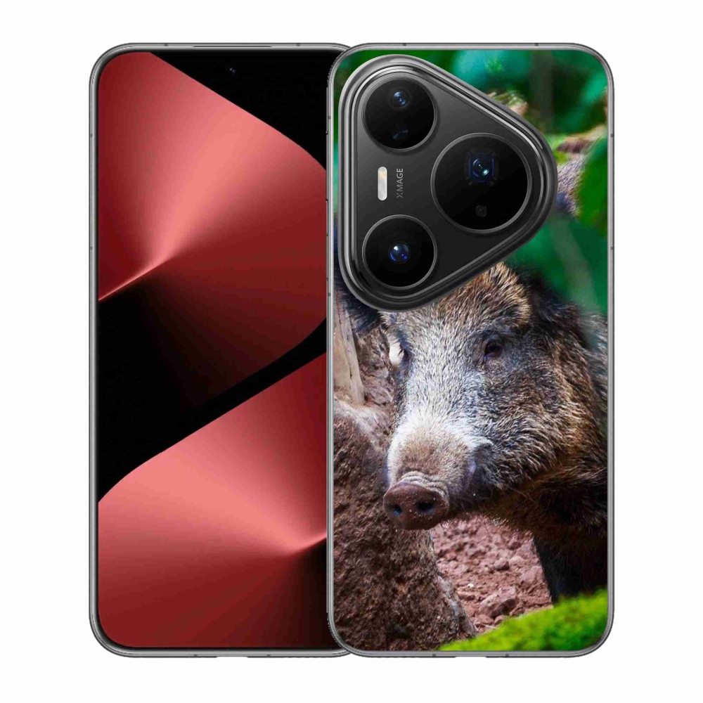 Gél borítás mmCase a Huawei Pura 80 Pro készülékhez - vaddisznó