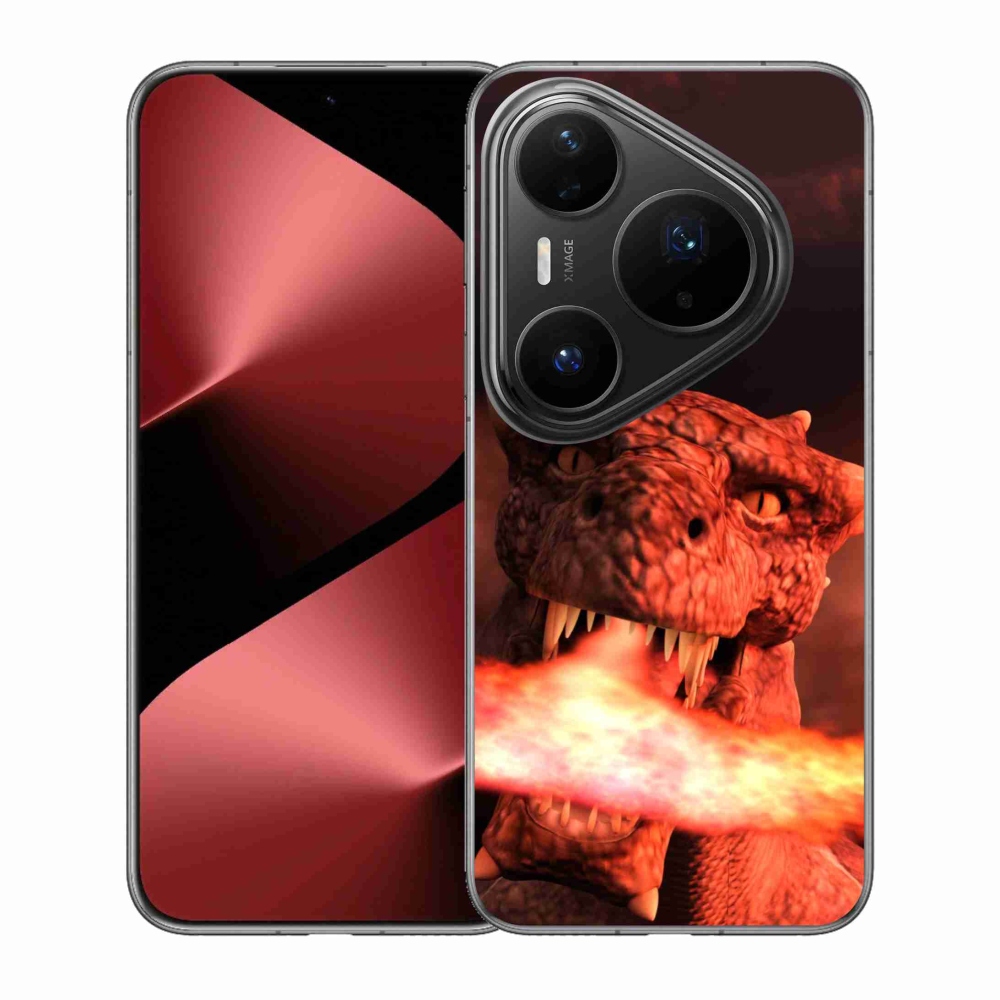 Zselés borítás mmCase a Huawei Pura 80 Pro készülékhez - sárkány