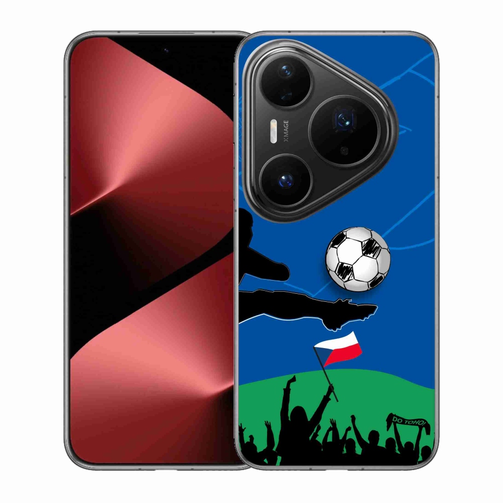 Zselés borítás mmCase a Huawei Pura 80 Pro-n - futballszurkolók