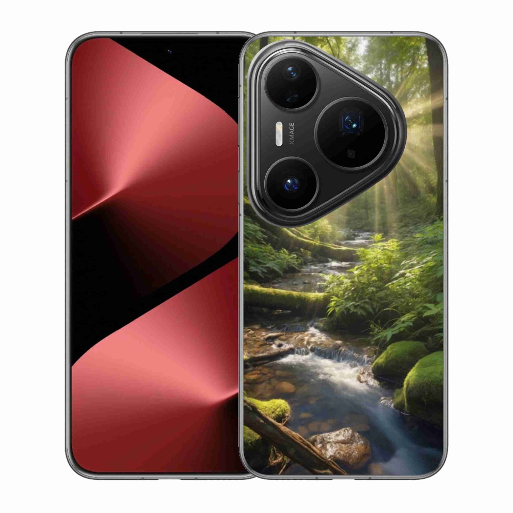 Zselés borítás mmCase a Huawei Pura 80 Pro - erdő mélysége