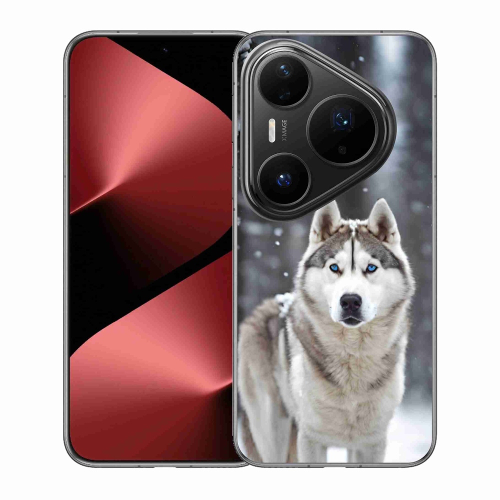 Gél borítás mmCase a Huawei Pura 80 Pro - husky 2 számára