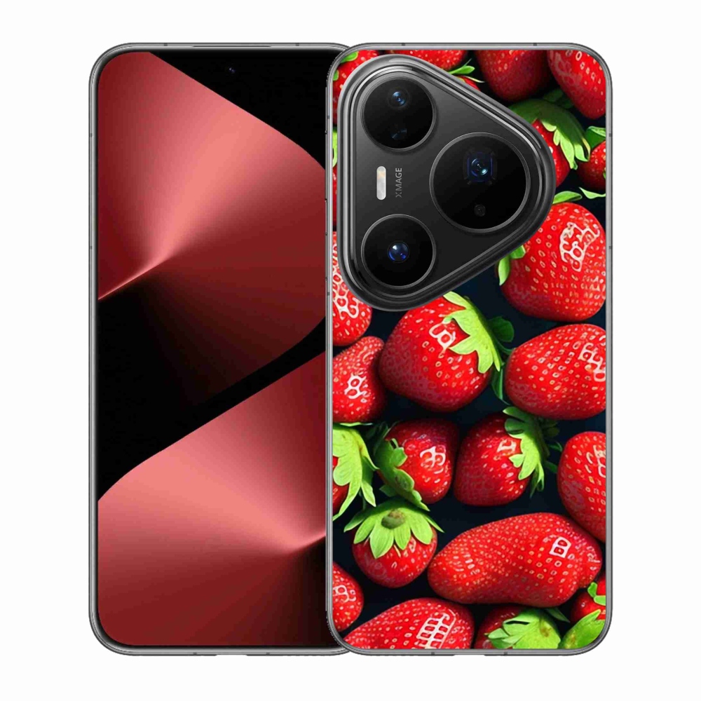 Gél borítás mmCase a Huawei Pura 80 Pro készülékhez - eper