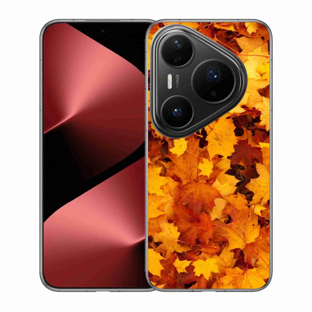 Gél borítás mmCase a Huawei Pura 80 Pro számára - juharlevelek