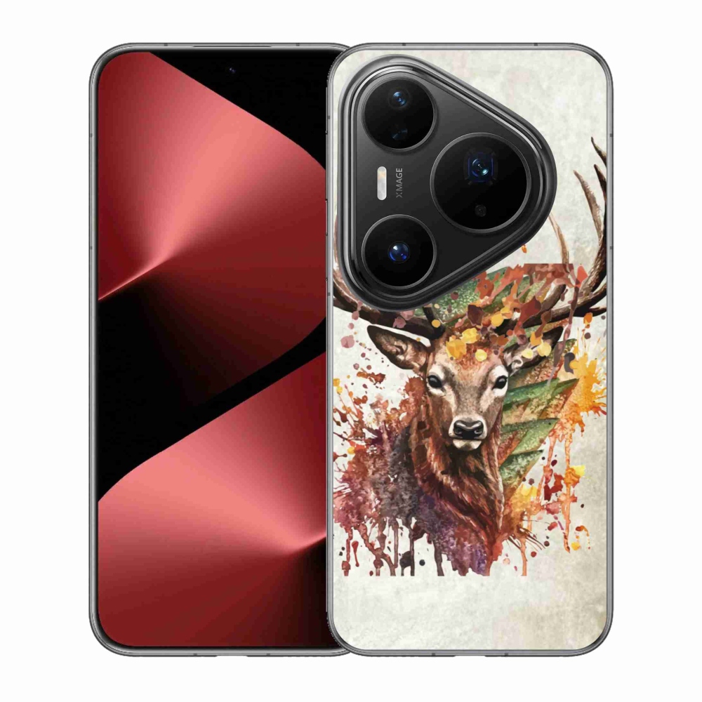Zselés borítás mmCase a Huawei Pura 80 Pro készülékhez - szarvas 1