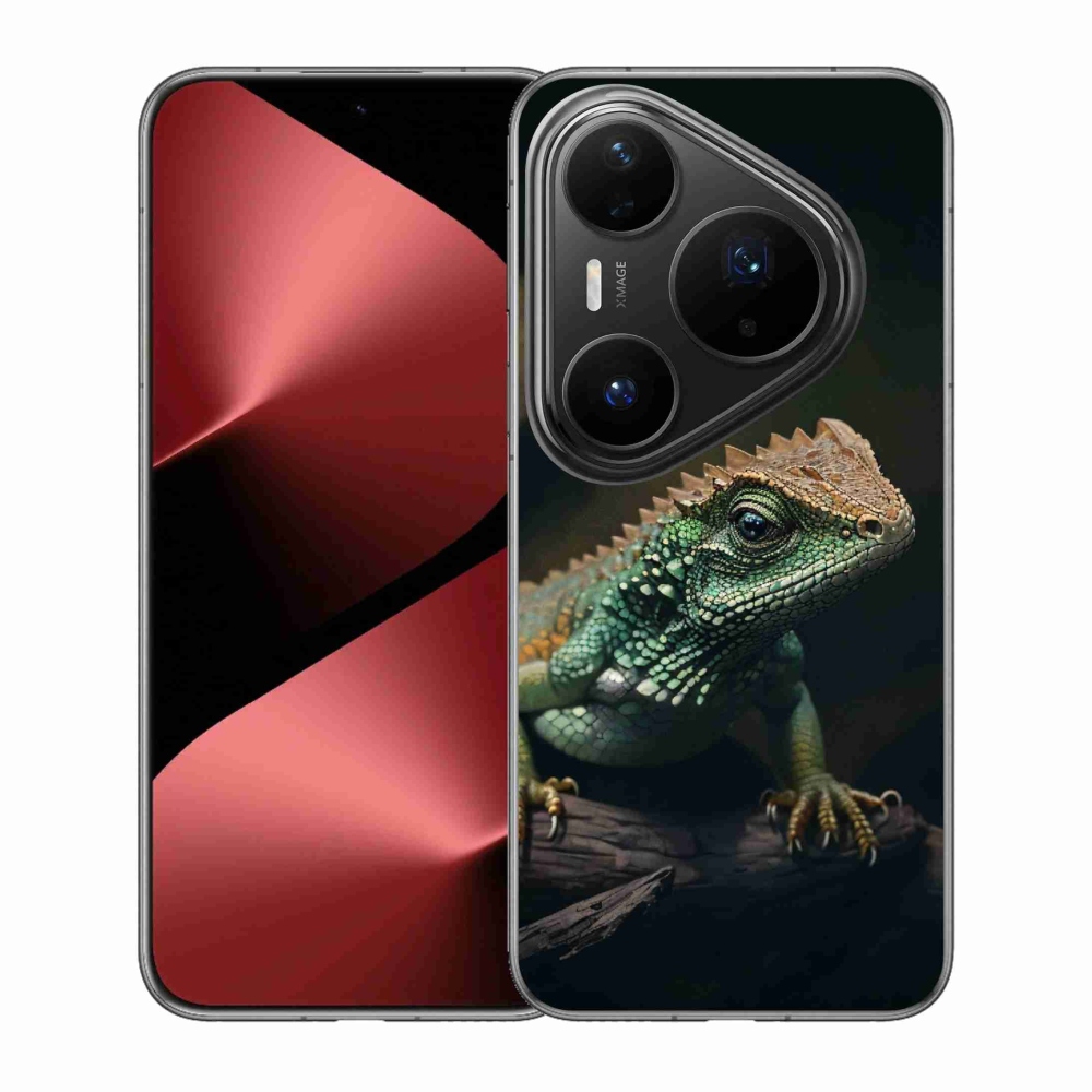 Gél borítás mmCase a Huawei Pura 80 Pro készülékhez - gyík