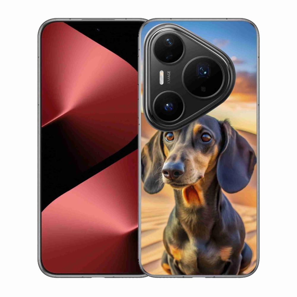 Zselés borítás mmCase a Huawei Pura 80 Pro készülékhez - tacskó 3
