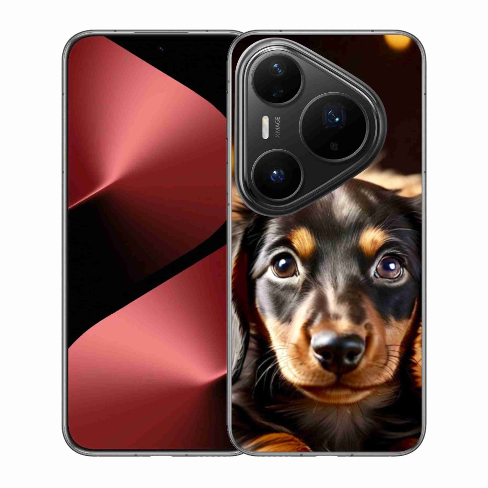 Zselés borítás mmCase a Huawei Pura 80 Pro számára - tacskó