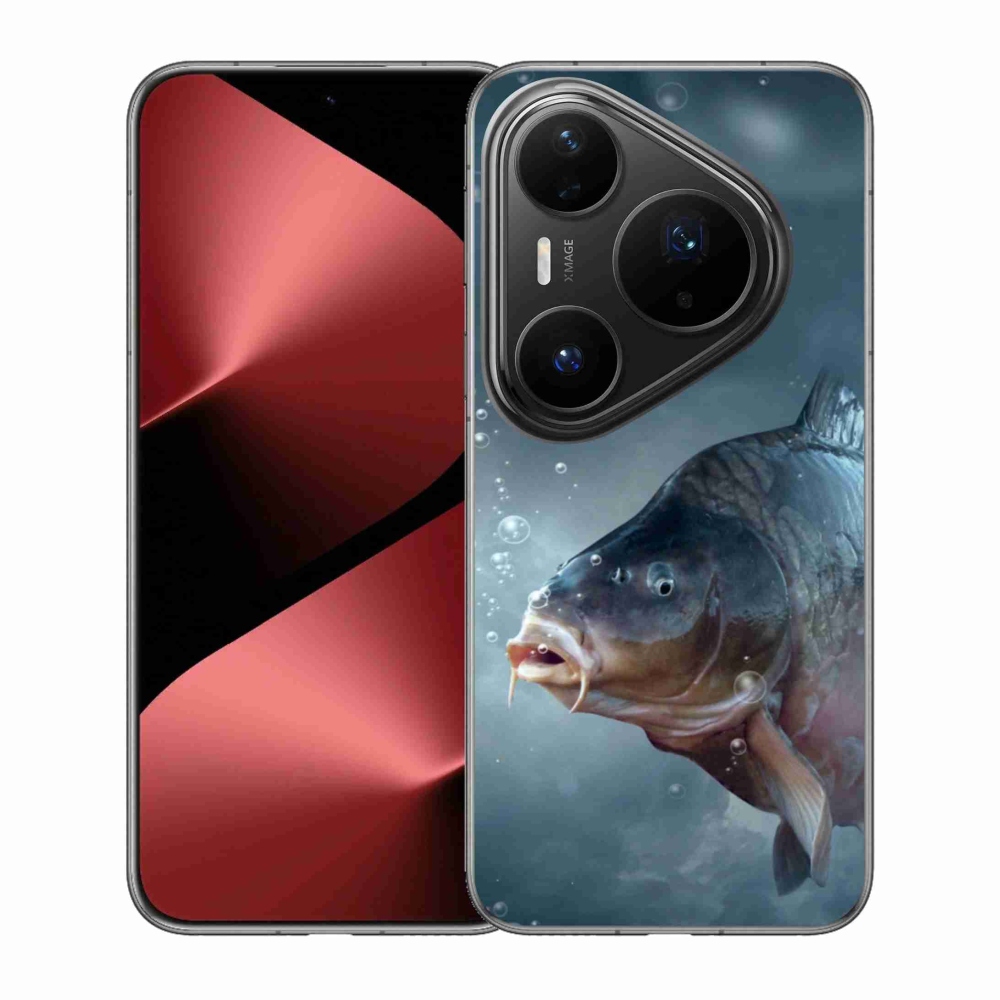 Zselés borítás mmCase a Huawei Pura 80 Pro számára - ponty és buborékok