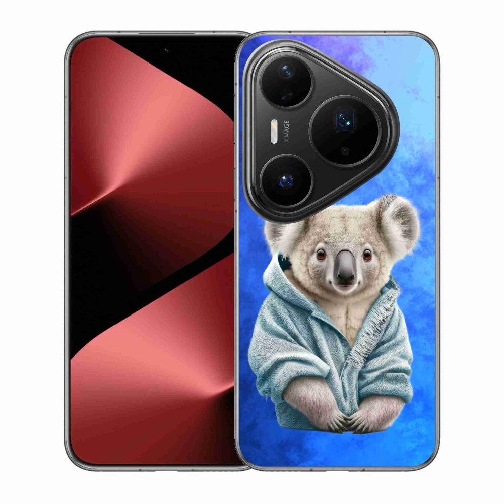 Gél borítás mmCase a Huawei Pura 80 Pro készülékhez - koala pulóverben