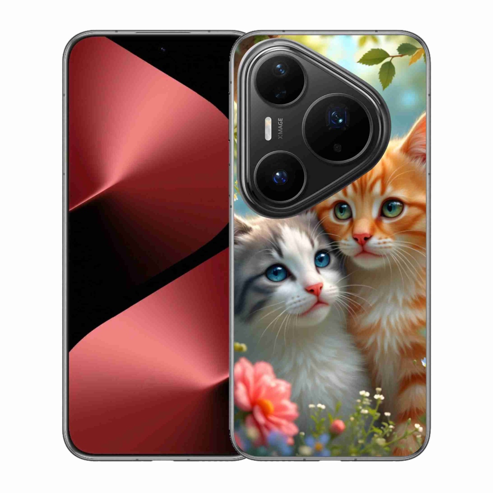 Gél borítás mmCase a Huawei Pura 80 Pro készülékhez - cat love 2