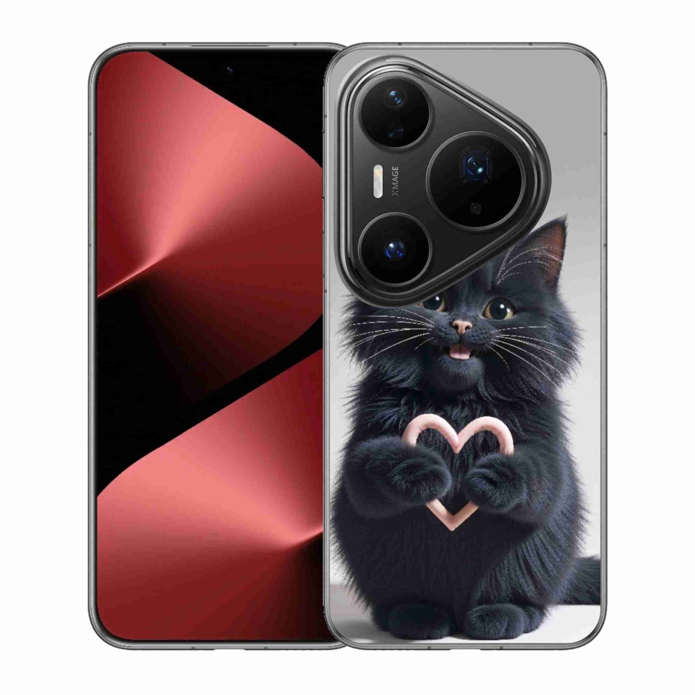 mmCase gél tok a Huawei Pura 80 Pro-hoz – Macska szerelem 3