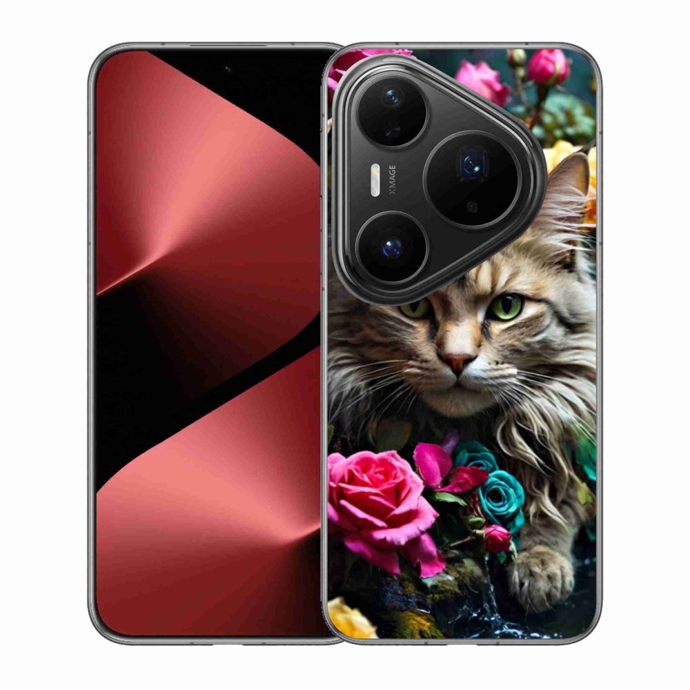 Gél borítás mmCase a Huawei Pura 80 Pro számára - macskaszem nézet 2