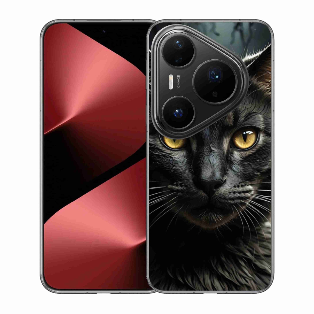 Gél borítás mmCase a Huawei Pura 80 Pro számára - macskaszem 3