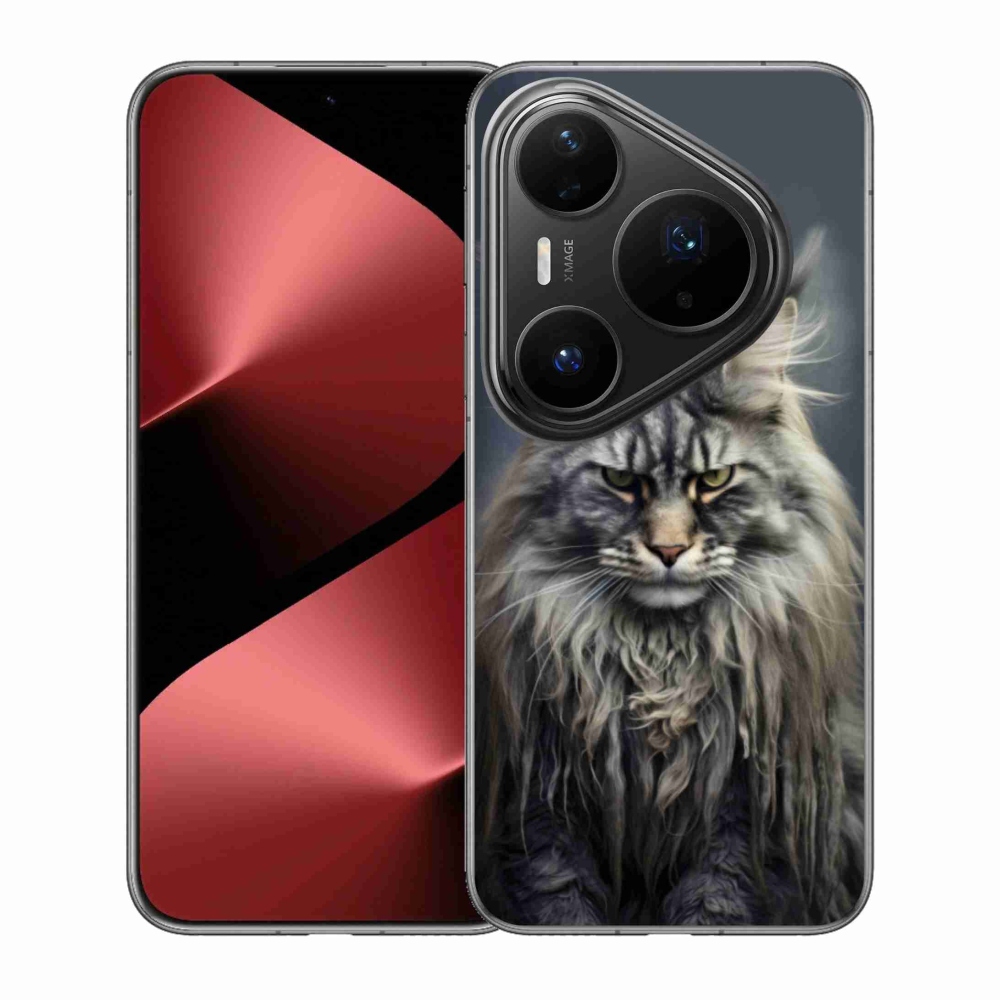 Gél borítás mmCase a Huawei Pura 80 Pro számára - macskaszem nézet 4