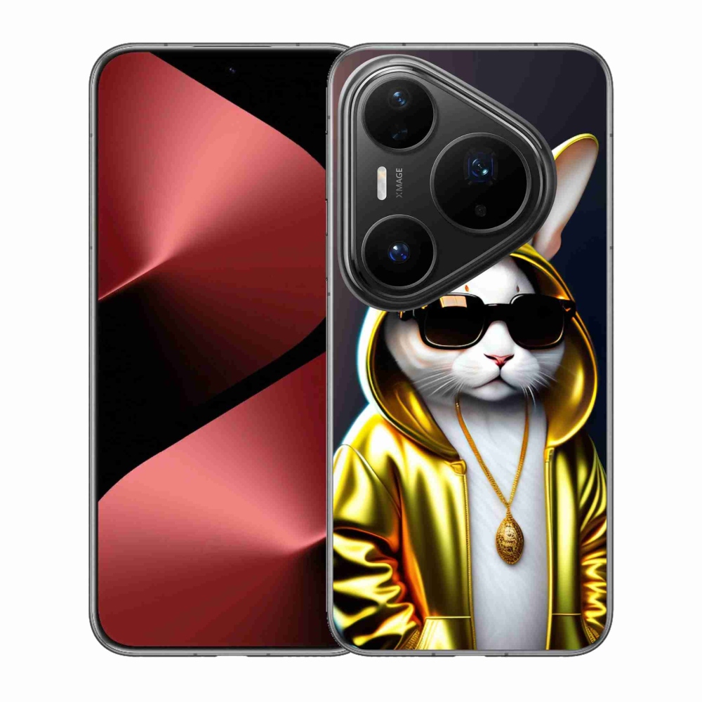 Zselés borítás mmCase a Huawei Pura 80 Pro számára - cat boss