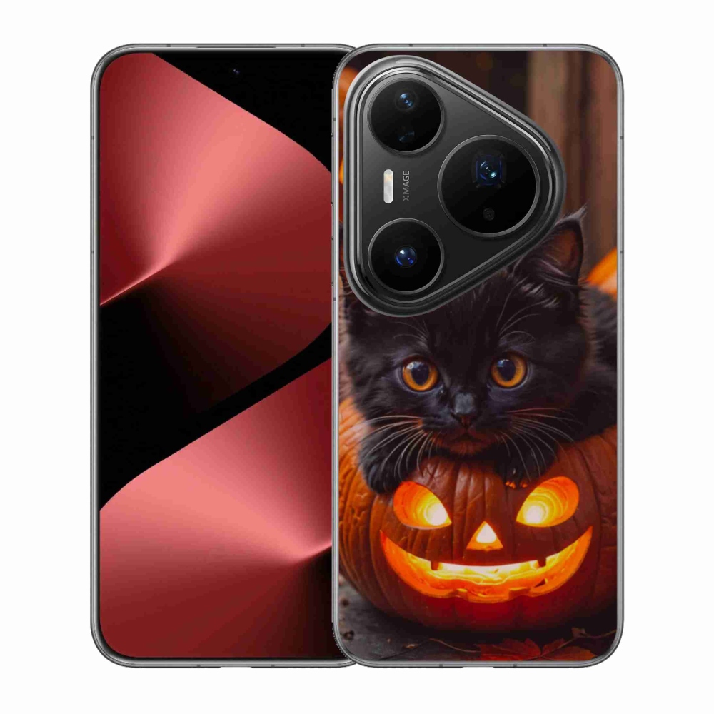 Gél borítás mmCase a Huawei Pura 80 Pro számára - cica és tök