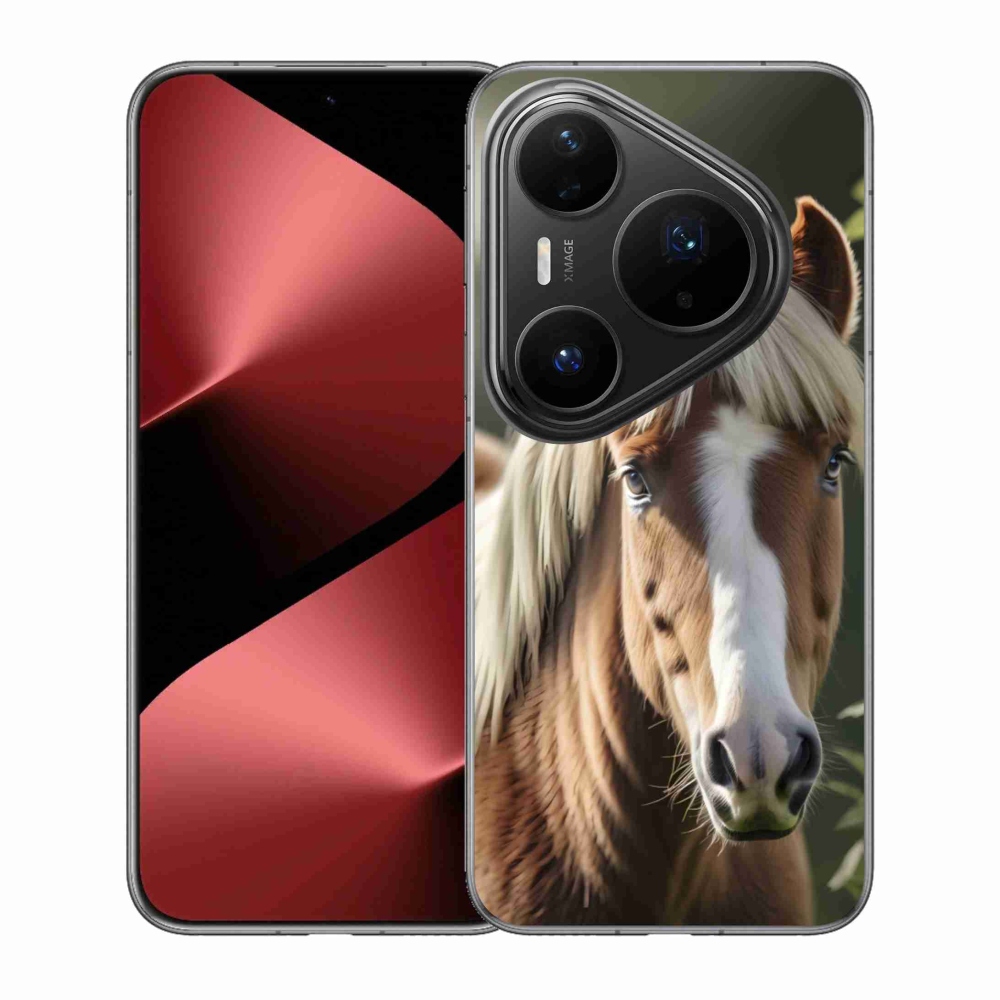 mmCase gél tok a Huawei Pura 80 Pro-hoz – világos sörényű ló