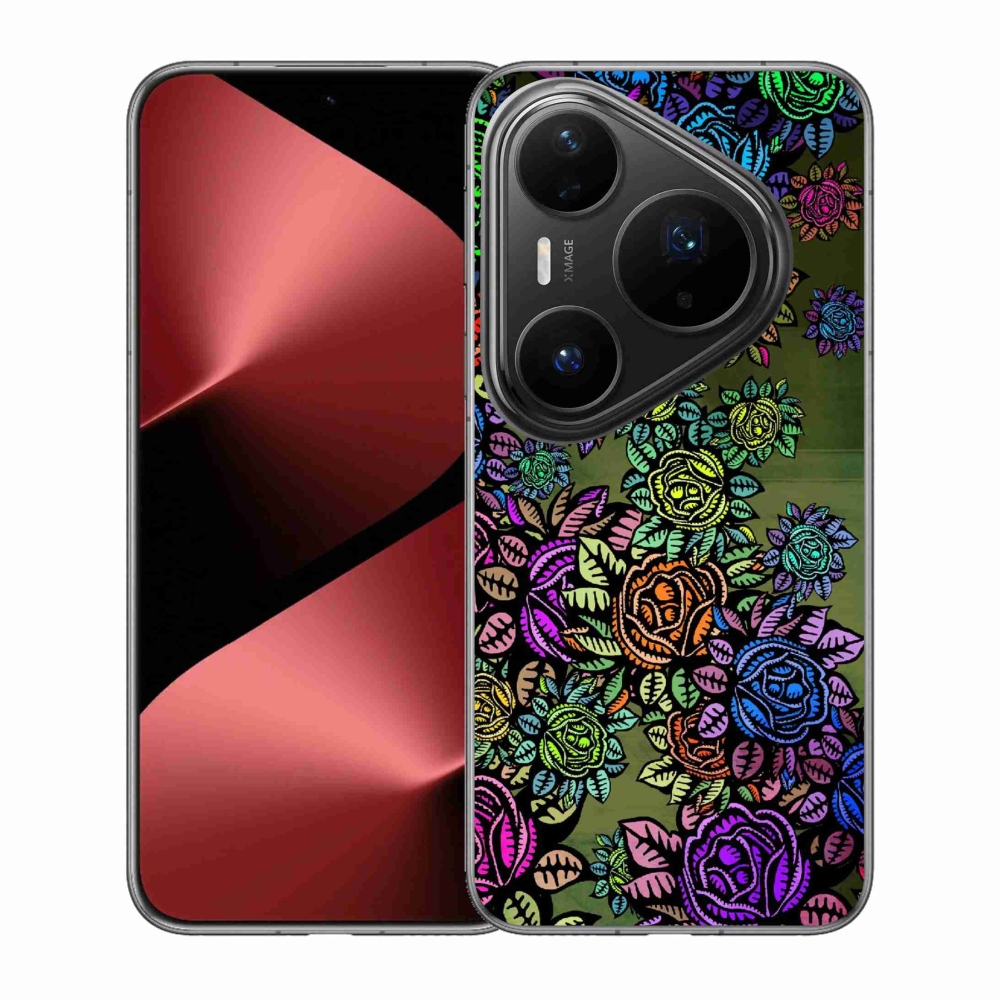 Gél borítás mmCase a Huawei Pura 80 Pro számára - virágok 6