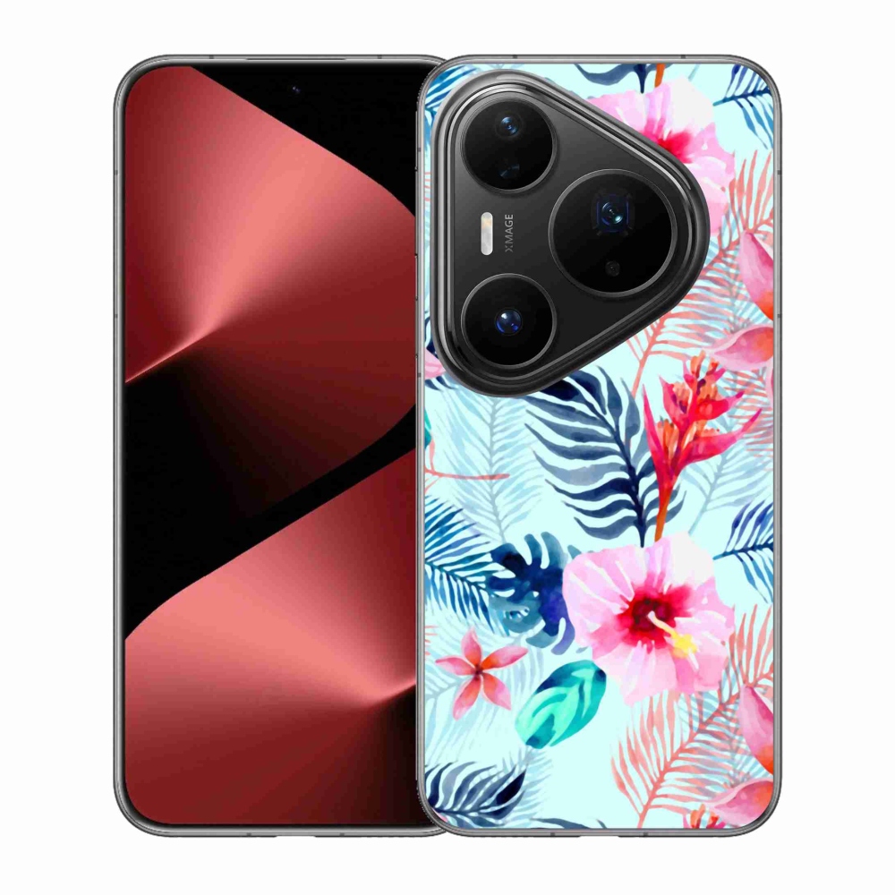 Zselés borítás mmCase a Huawei Pura 80 Pro számára - virágok