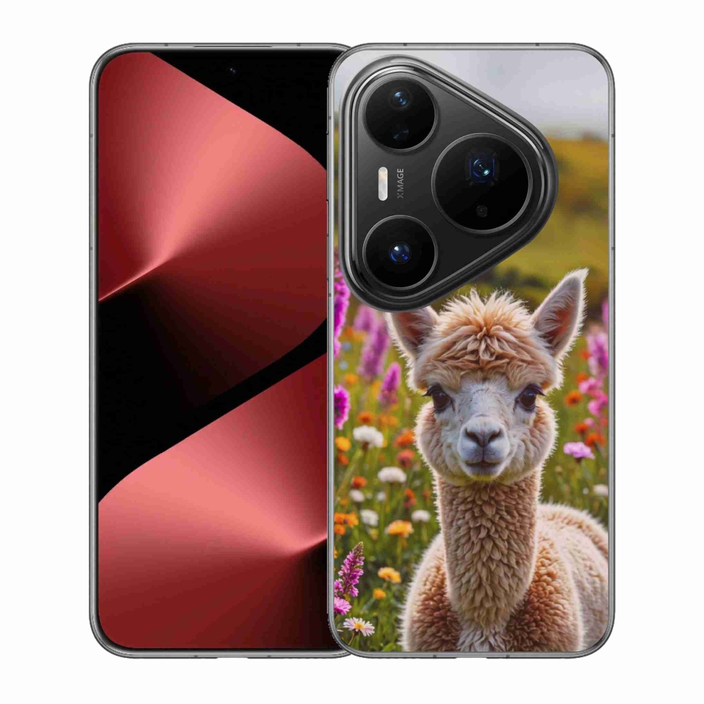mmCase gél tok a Huawei Pura 80 Pro-hoz – láma a réten