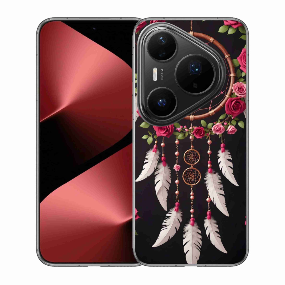 mmCase gél tok a Huawei Pura 80 Pro-hoz – álomfogó rózsákkal