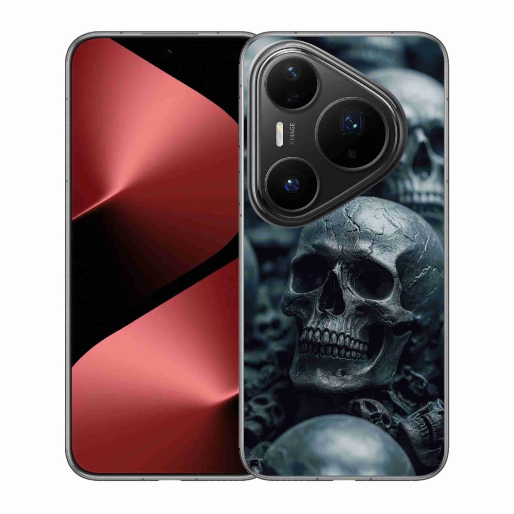 Zselés borítás mmCase a Huawei Pura 80 Pro készülékhez - koponya 2