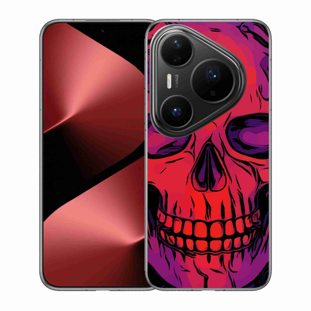 Zselés borítás mmCase a Huawei Pura 80 Pro számára - koponya