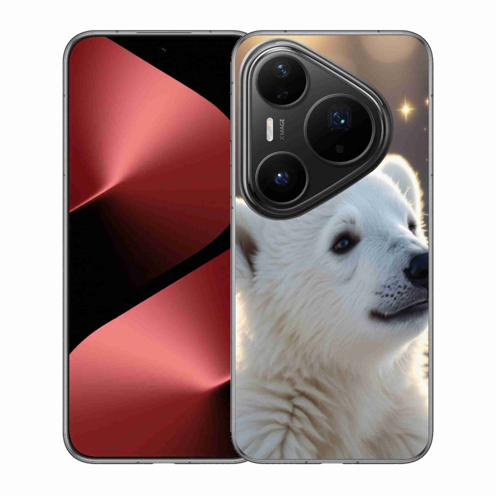 Zselés borítás mmCase a Huawei Pura 80 Pro készülékhez - jegesmedve