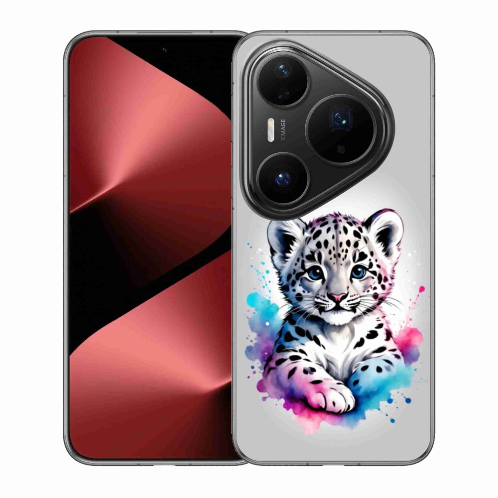 Gél borítás mmCase a Huawei Pura 80 Pro készülékhez - leopárd kölyök