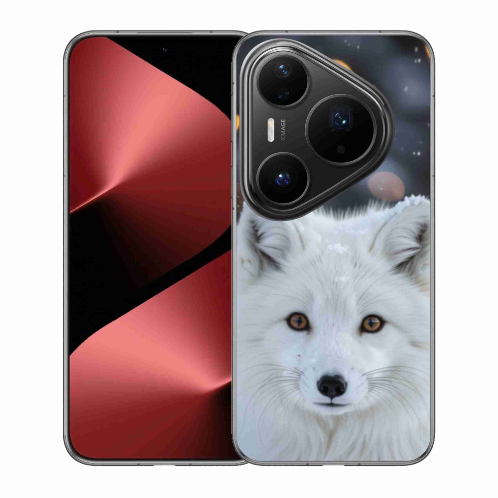 Zselés borítás mmCase a Huawei Pura 80 Pro készülékhez - polár róka