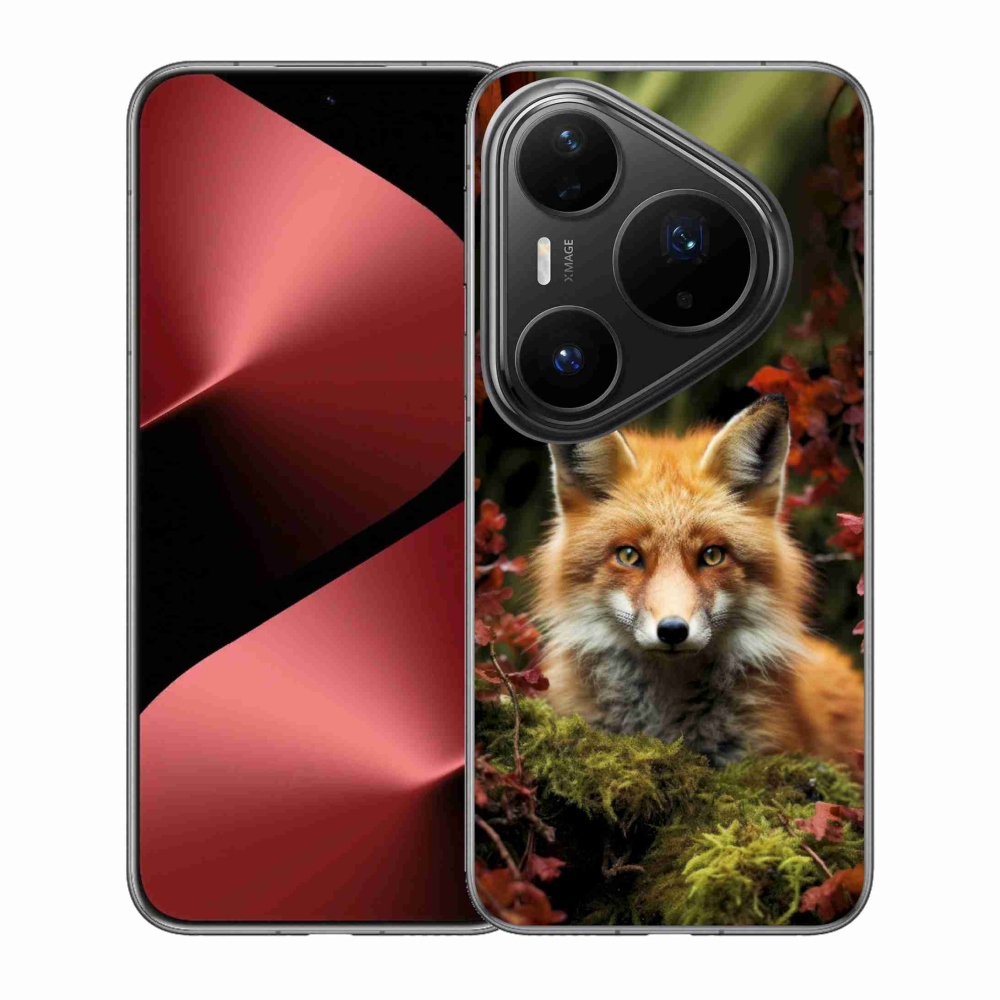 mmCase gél tok a Huawei Pura 80 Pro-hoz – róka az erdőben