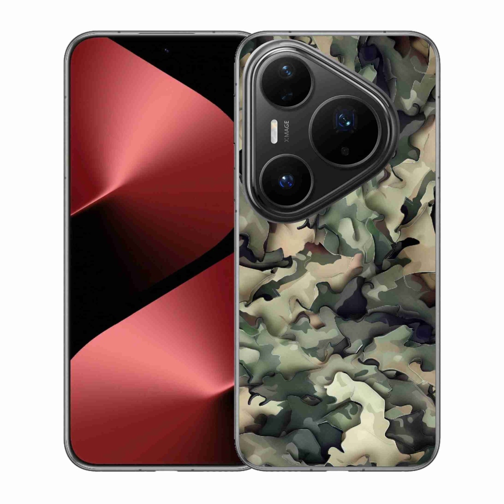 Gél borítás mmCase a Huawei Pura 80 Pro készülékhez - terepszínű minta 9