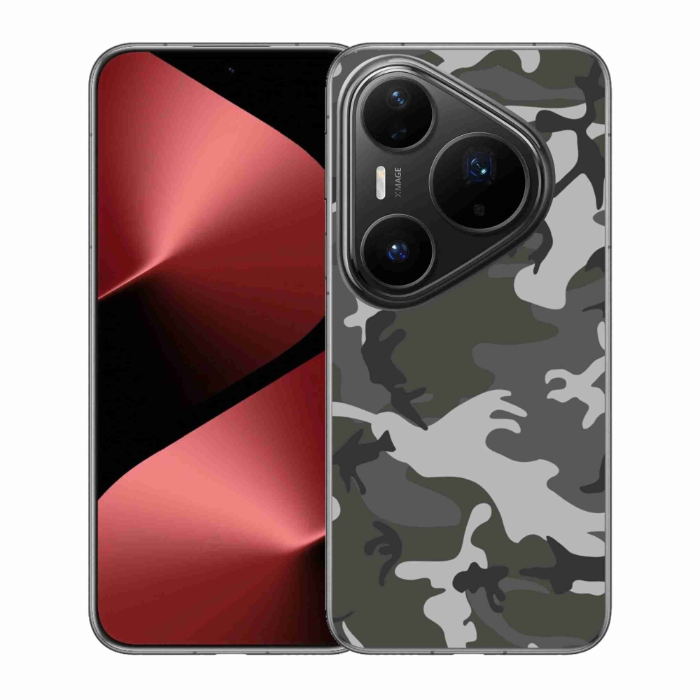 Zselés borítás mmCase a Huawei Pura 80 Pro számára - álcázott minta