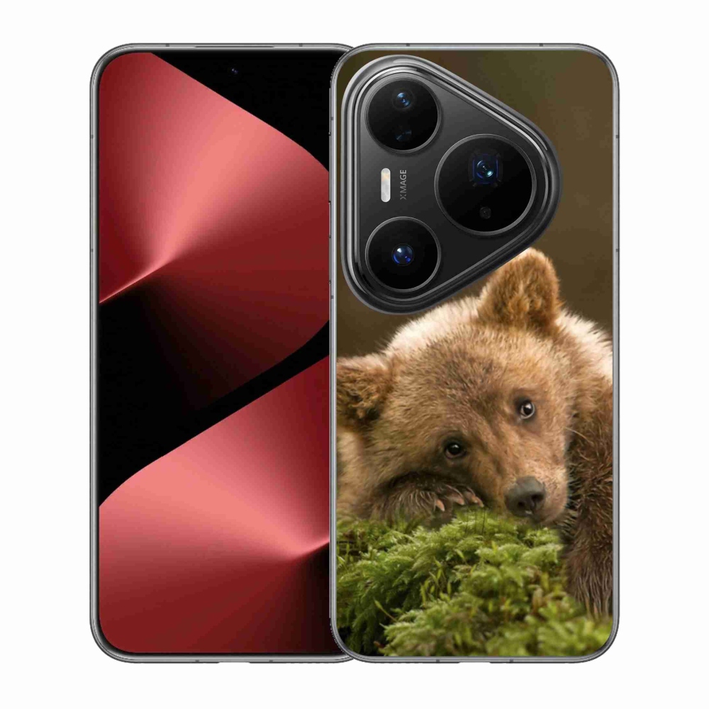 Zselés borítás mmCase a Huawei Pura 80 Pro számára - medve