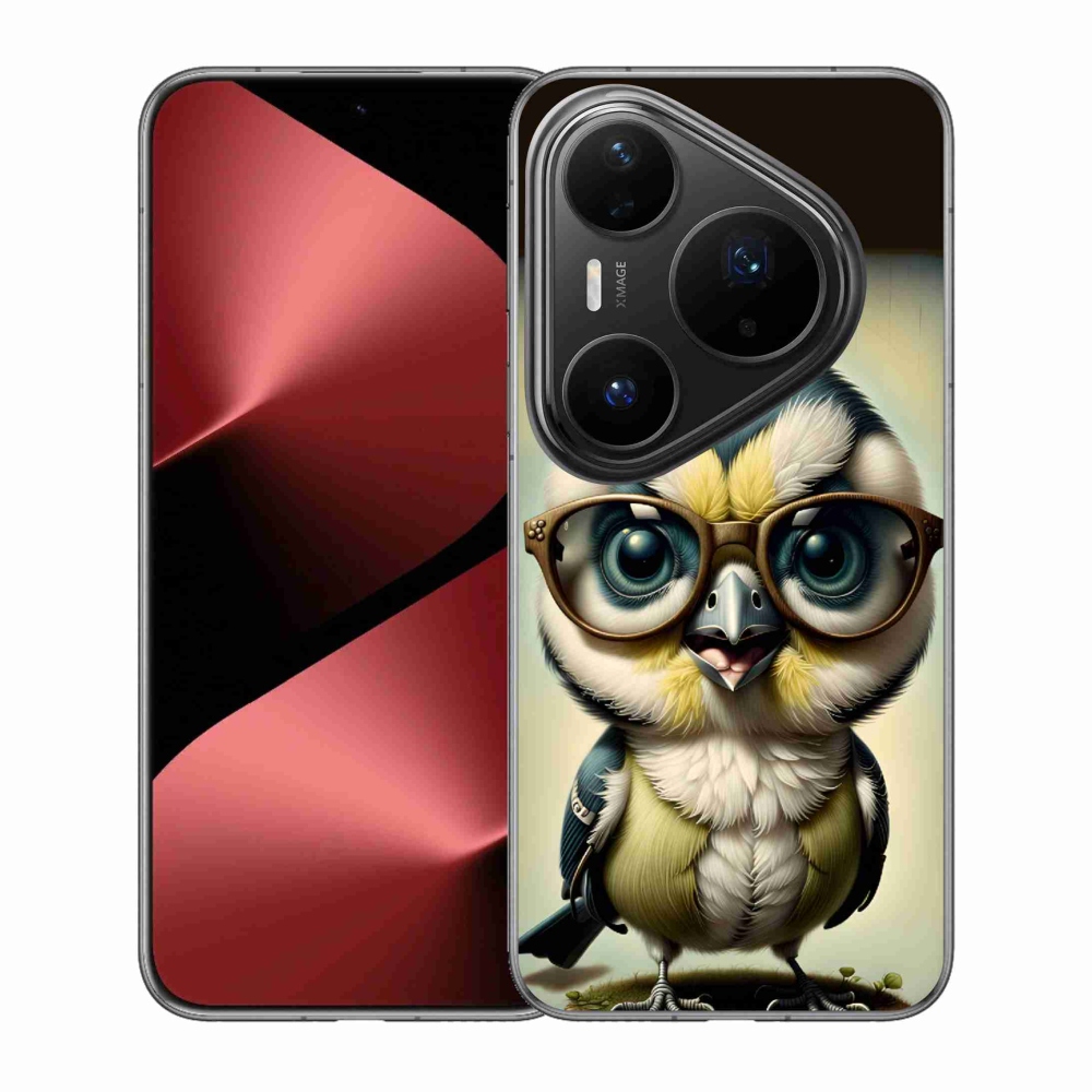 Zselés borítás mmCase a Huawei Pura 80 Pro - cub szemüveggel