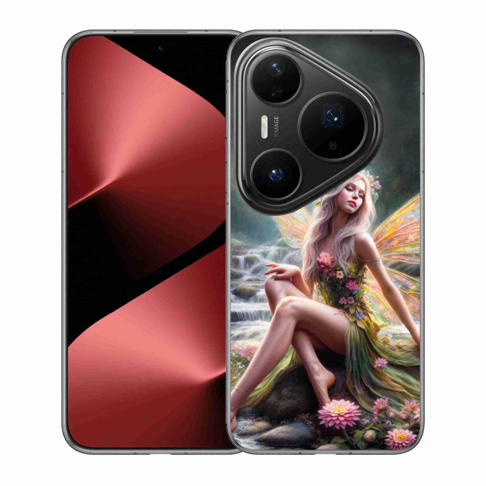 Zselés borítás mmCase a Huawei Pura 80 Pro - pillangó nőhöz 1