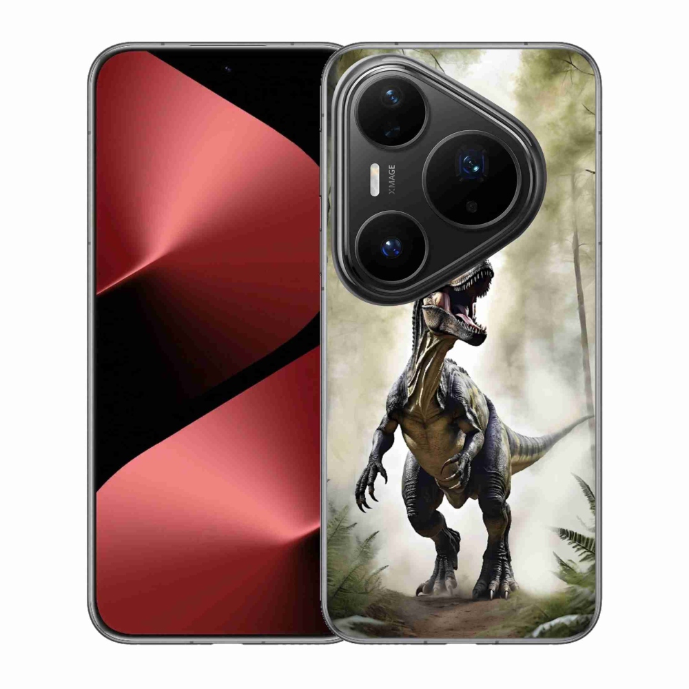 mmCase gél tok a Huawei Pura 80 Pro-hoz – dühös T-Rex