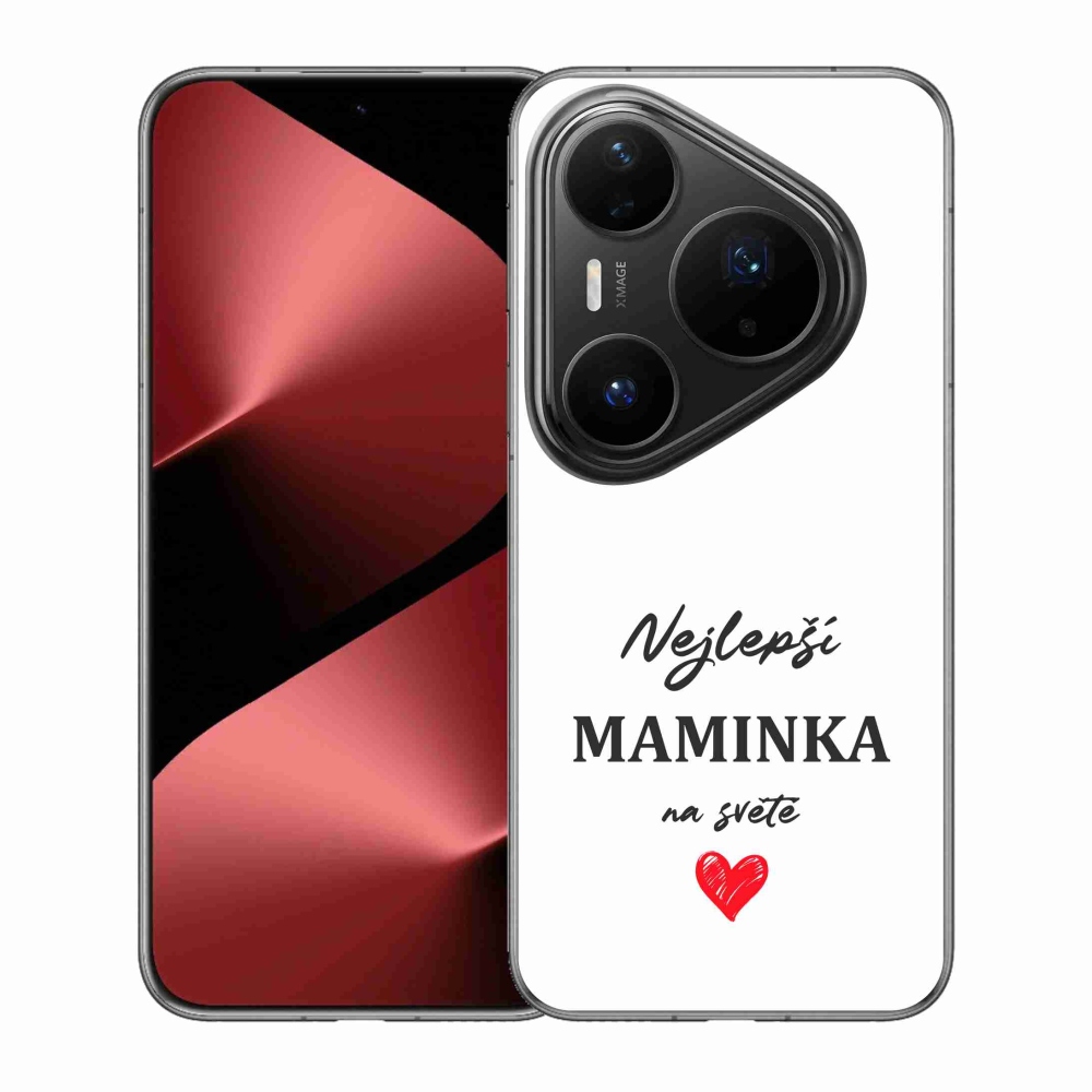 Gél borító mmCase a Huawei Pura 80 Pro - legjobb anya 1 fehér háttér